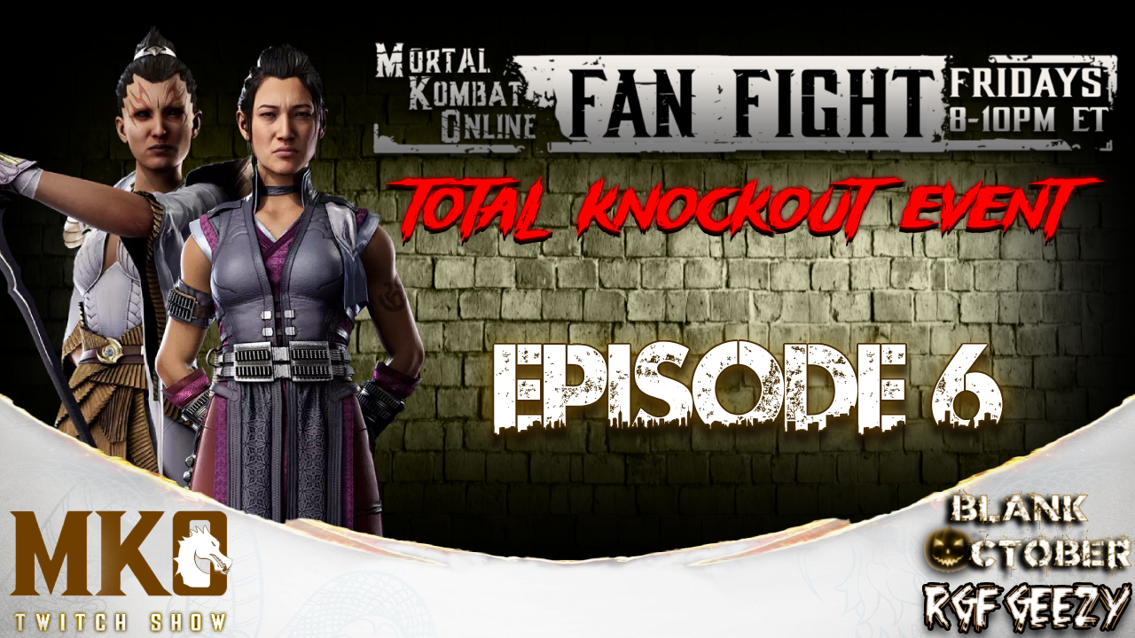 Logo for FAN FIGHT FRIDAY EPISODE 6: TOTAL KNOCKOUT EVENT #2 FT @blankoctober & @rgf_geezy
