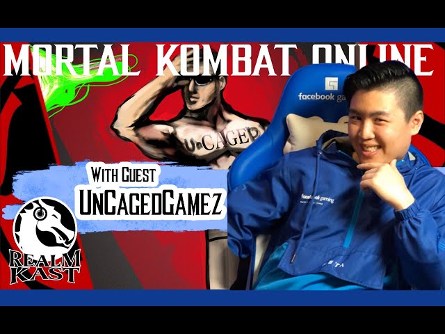 Logo for Kombat League with @unCAGEDgamez