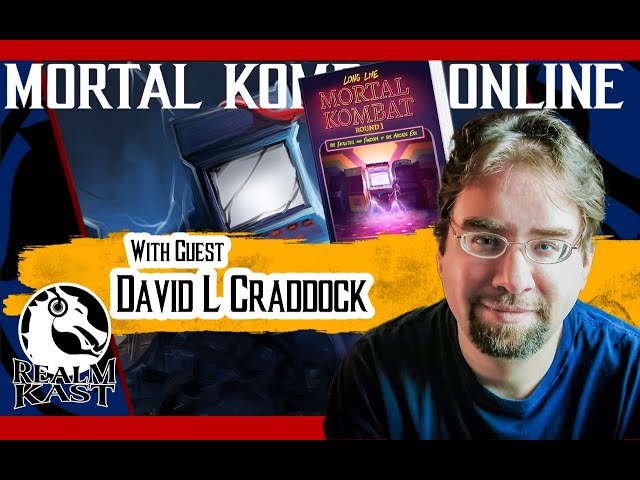 Logo for Long Live Mortal Kombat with Author David Craddock