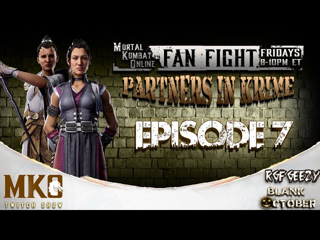 Logo for FAN FIGHT FRIDAY EPISODE 7: PARTNERS IN KRIME EVENT