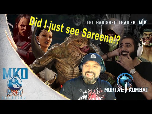 Logo for Reptile, Ashrah, Havik & SAREENA have us STUNNED!! Banished Trailer Reaction: Mortal Kombat 1