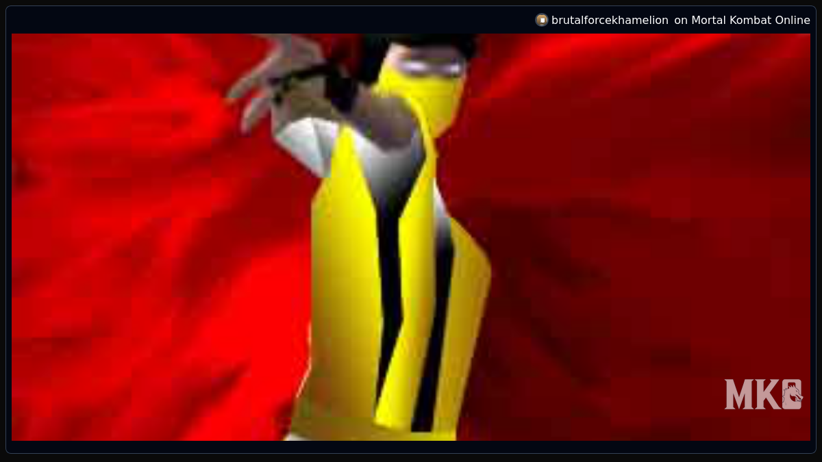 Scorpion throwing Spear Mortal Kombat Online