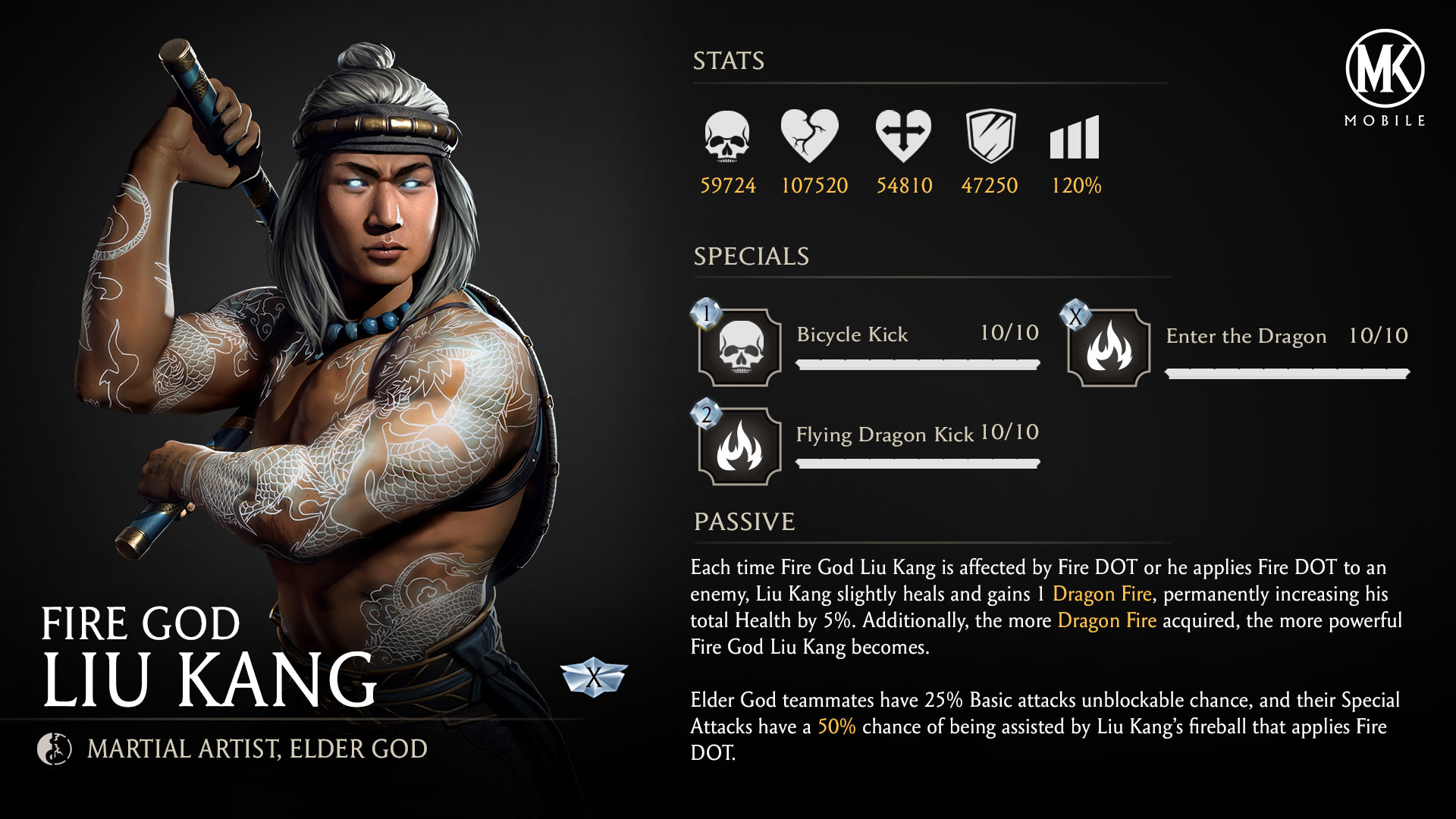MK11's Fire God Liu Kang Joins Mortal Kombat Mobile - Mortal