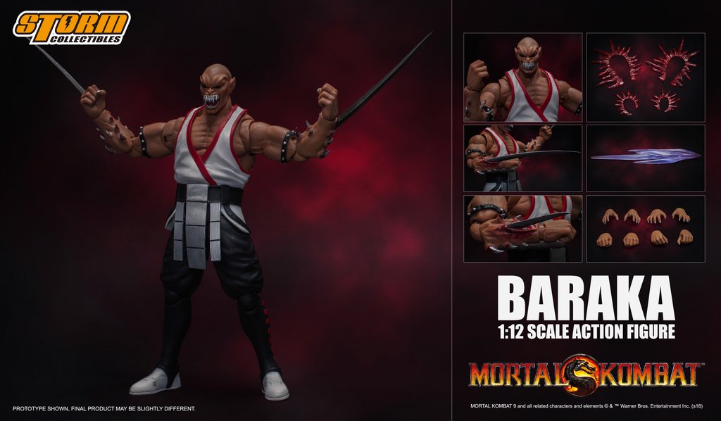 Baraka Mortal Kombat 2 Minifigure artist Rendition 