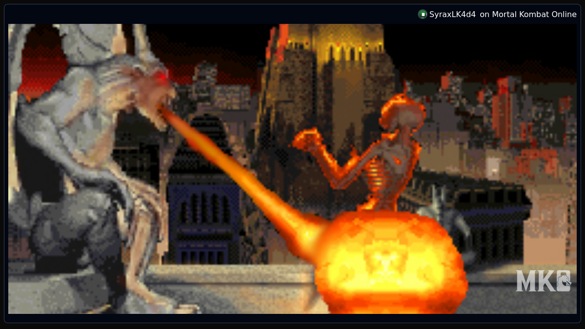 Rooftop fatality - Mortal Kombat Online