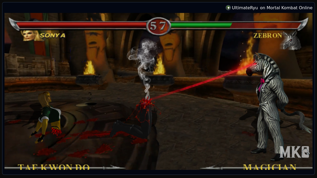 MKDA Super Secret Zebron unlocked fake Mortal Kombat Online