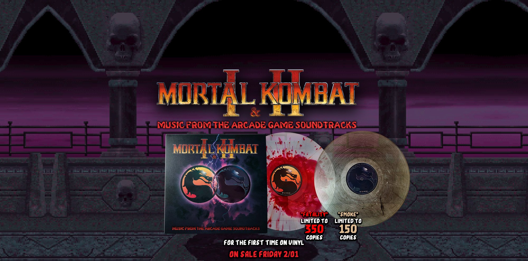 Dan Forden: Mortal Kombat I & II Soundtrack (Colored Vinyl) Vinyl LP —