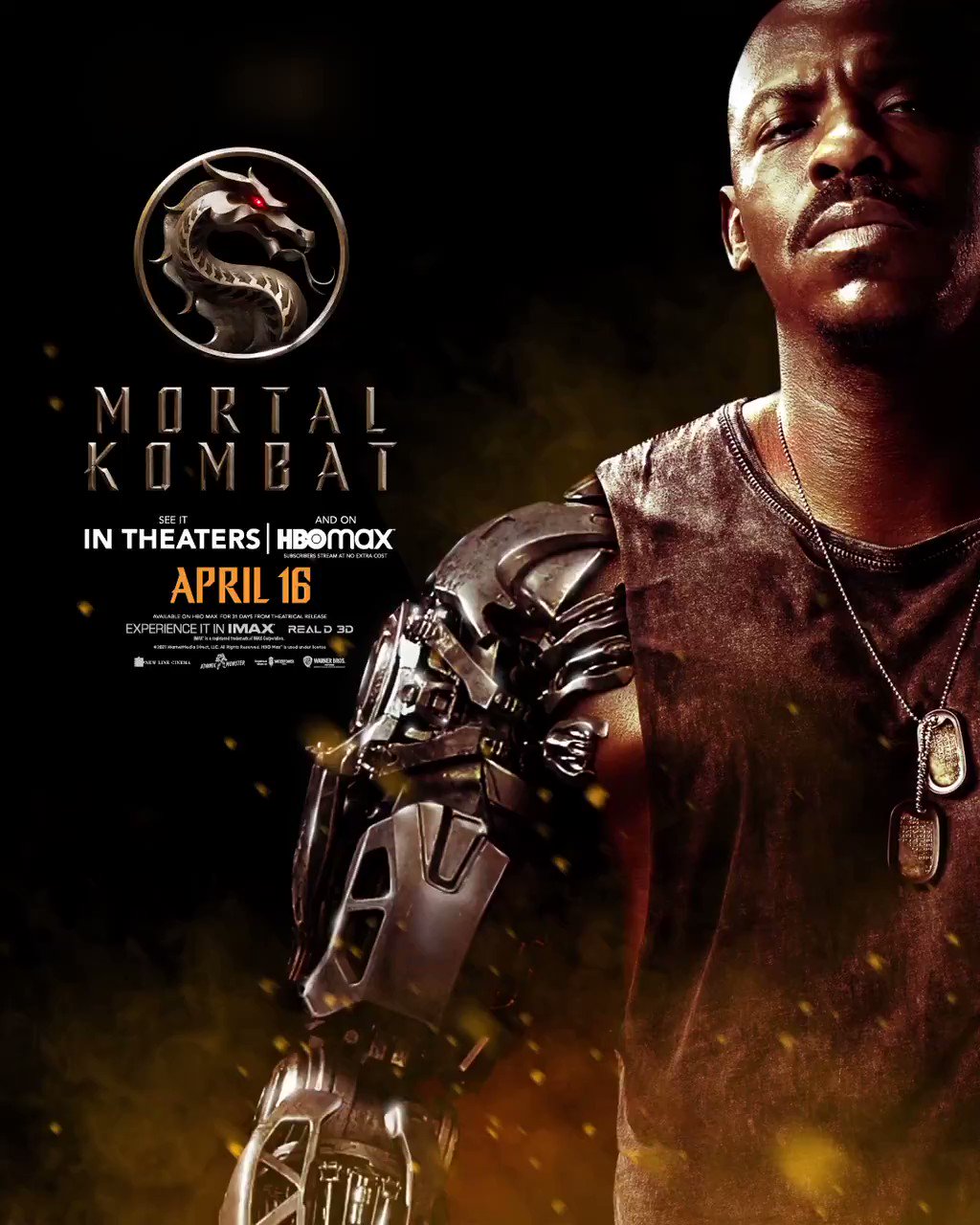 First Look: Mortal Kombat Movie Poster Featuring Sub-Zero and