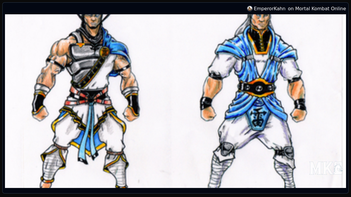 Raiden Alt. Concept Designs - Mortal Kombat Online