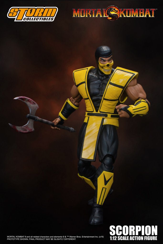 Mortal Kombat VS Series 1/12 Scale Scorpion (Fatality/Bloody Edition) Tease  From Storm Collectibles