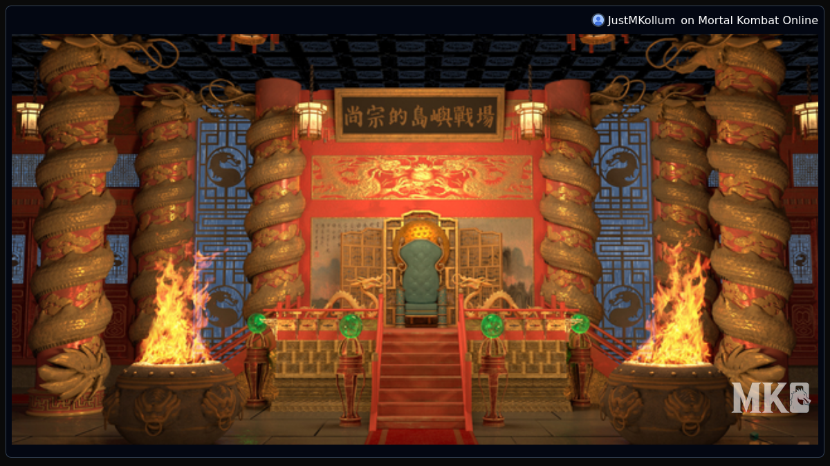Shang Tsung's Throne Room Mortal Kombat Online